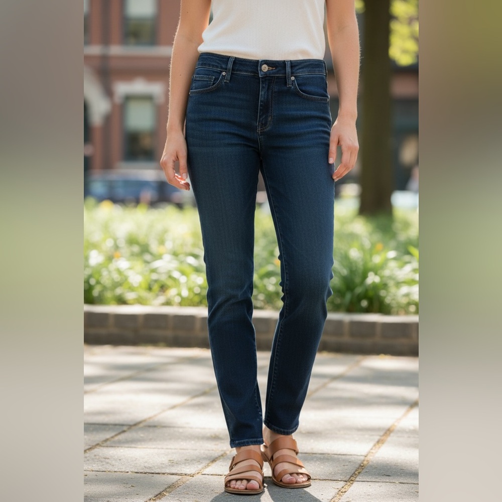 David Kahn The Reflex Nikki Straight Keg Ankle Jeans